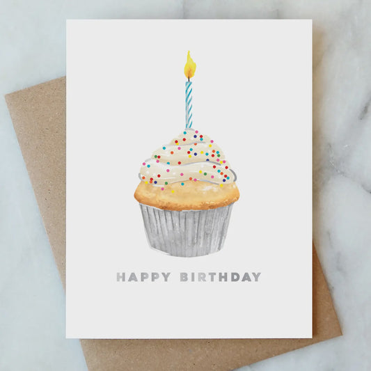 Cupcake Birthday Greeting Card
