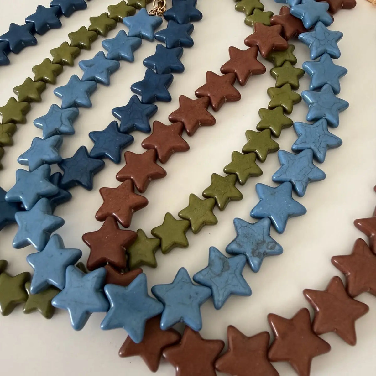 Star Necklace - Brown