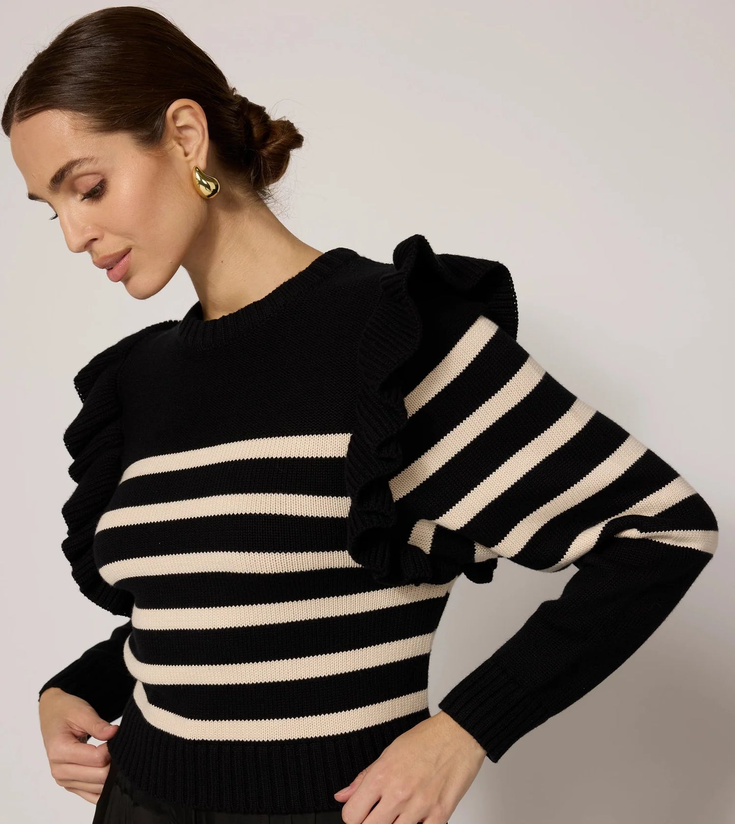 Blair Sweater - Black | Ivory