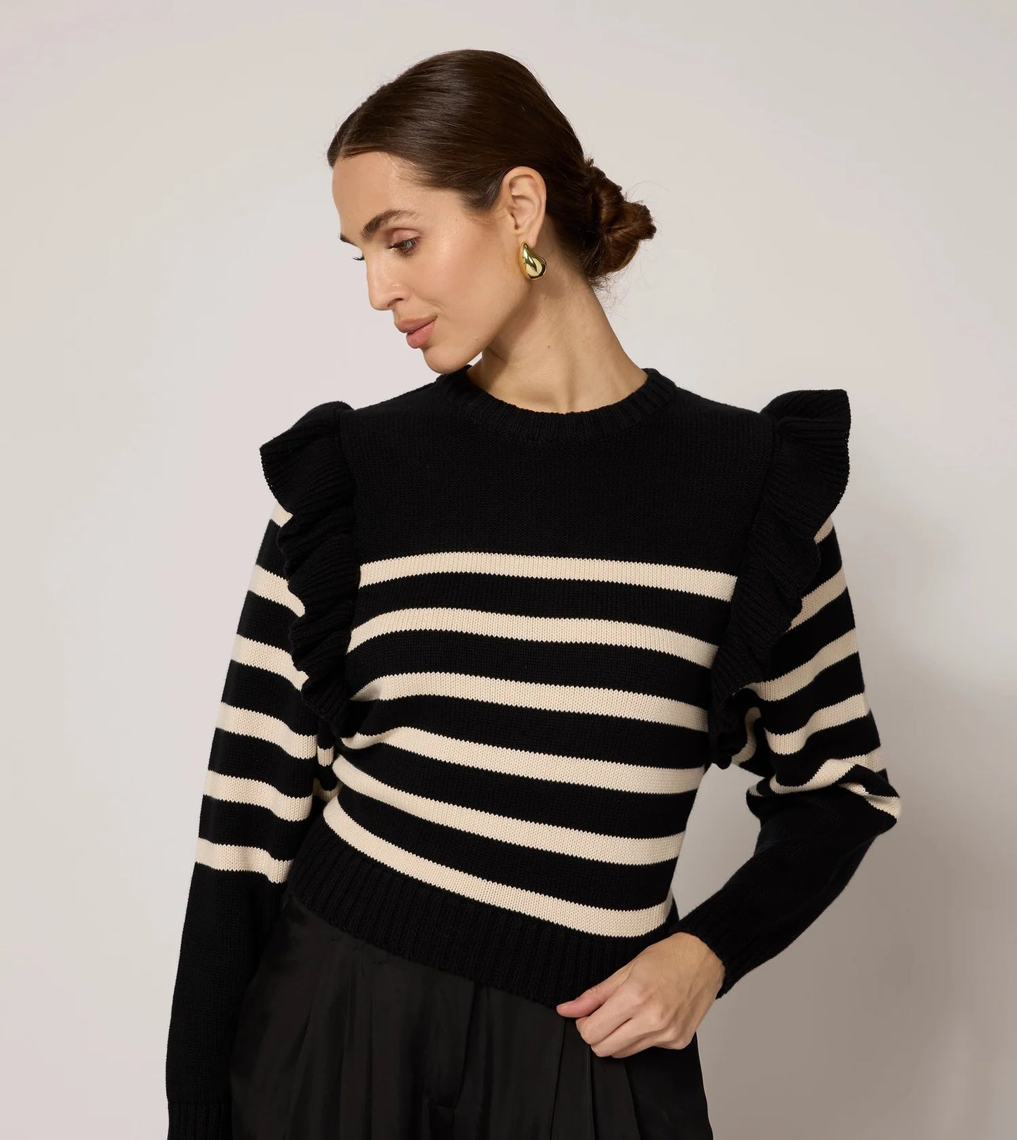 Blair Sweater - Black | Ivory