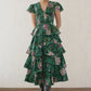 Brigit Dress - Tartan Rose Pine