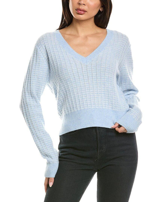 Ethereal Stitch V Sweater