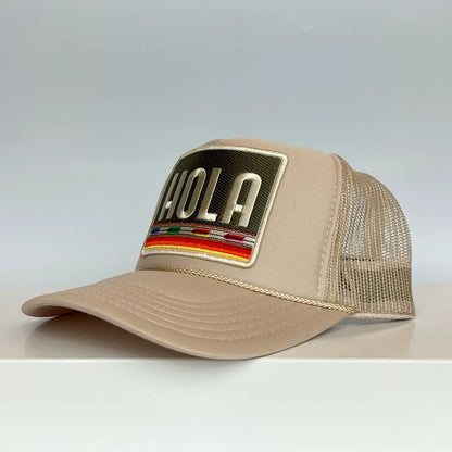 Hola Trucker Hat - Cream