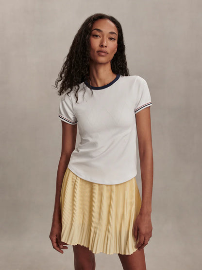 Gleadle Seamless Tee - White