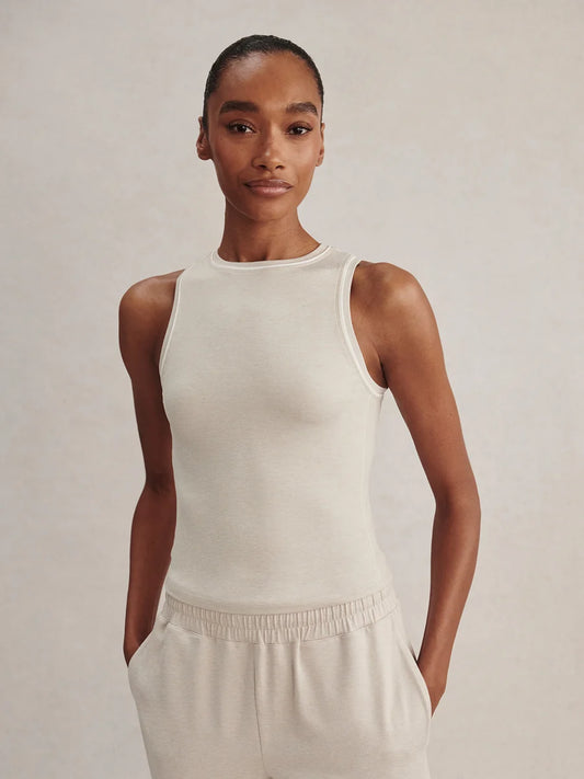 Lettie Tank - Pebble Marl