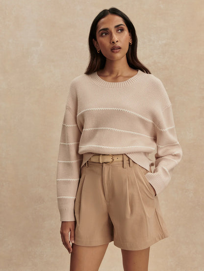 Meryl Stripe Knit Sweater
