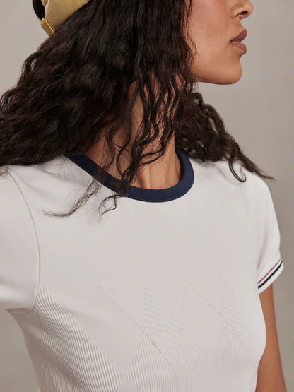 Gleadle Seamless Tee - White