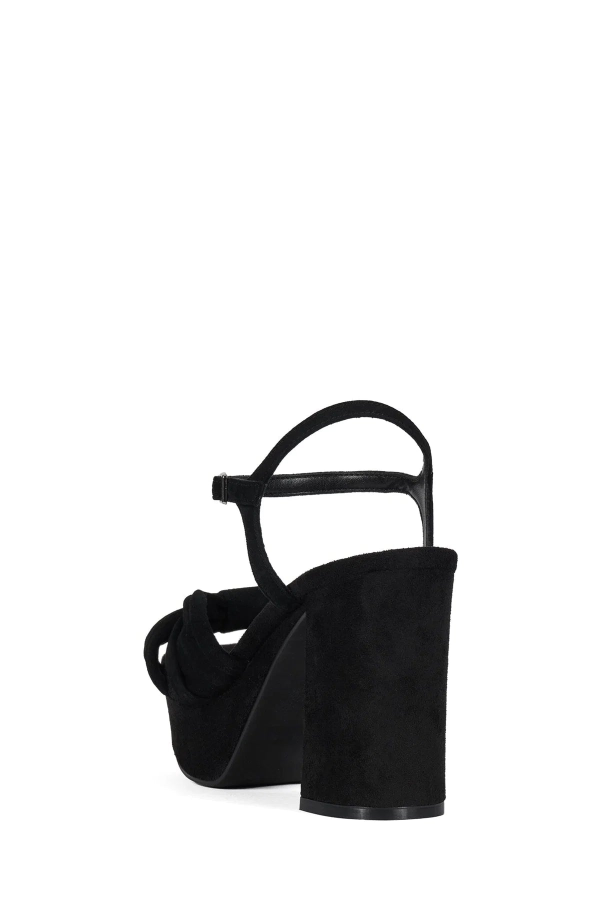Dalida Platform Sandal - Black Suede
