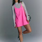 Hot Shot Mini Dress - Hot Pink