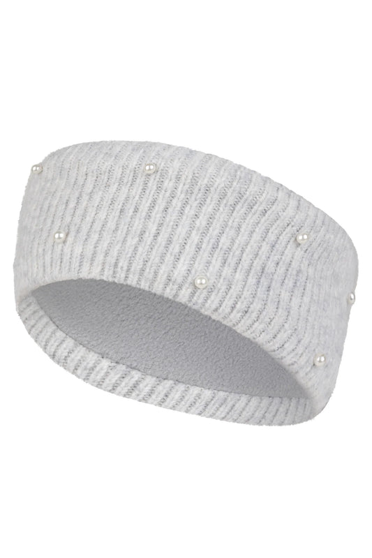 Grey Pearl Headband