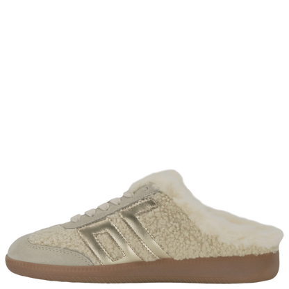 Easter Fl in Butter Gold Backless Sneakers