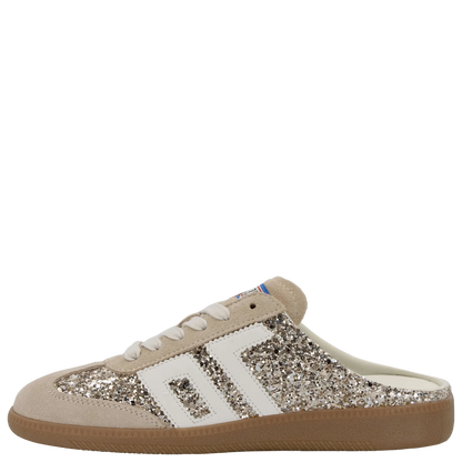 Easter Backless Sneaker - Glitter Gold