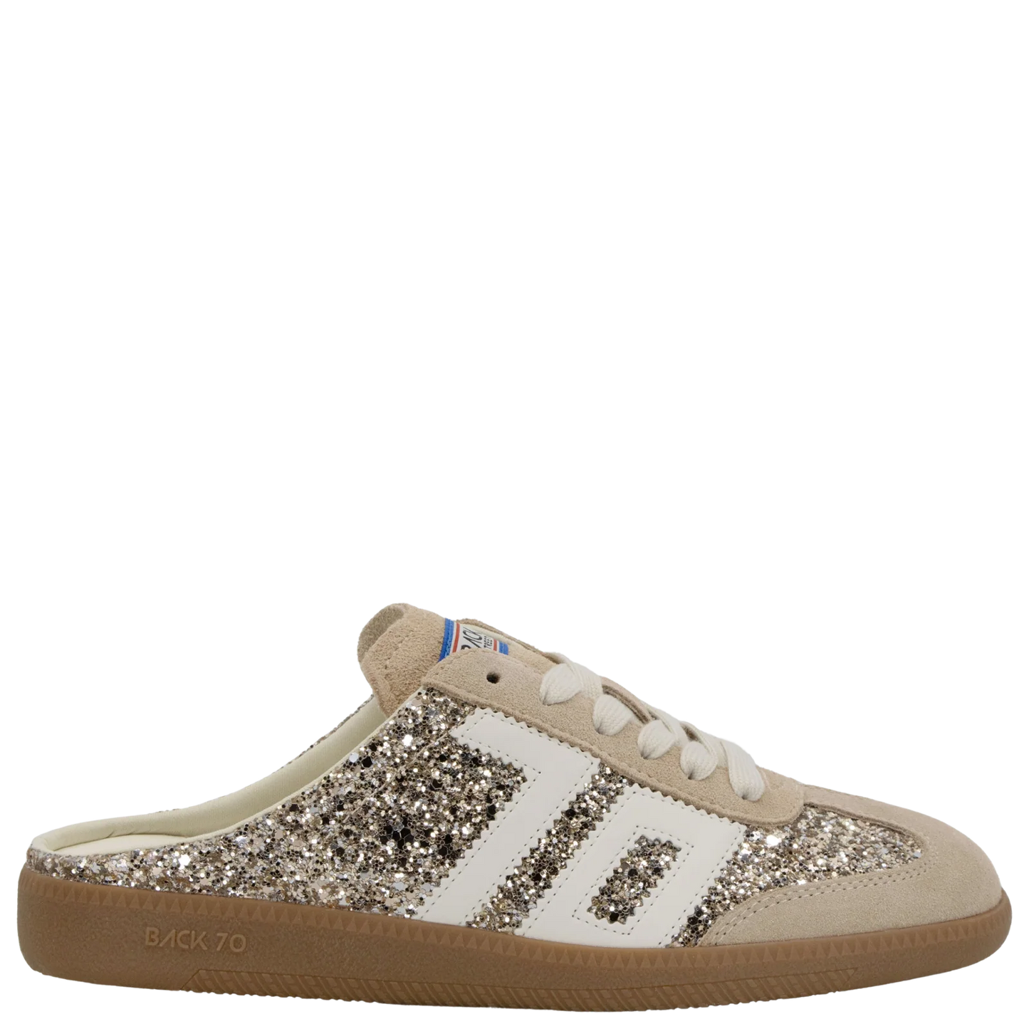 Easter Backless Sneaker - Glitter Gold