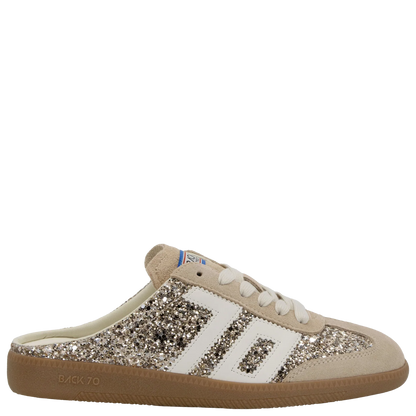 Easter Backless Sneaker - Glitter Gold