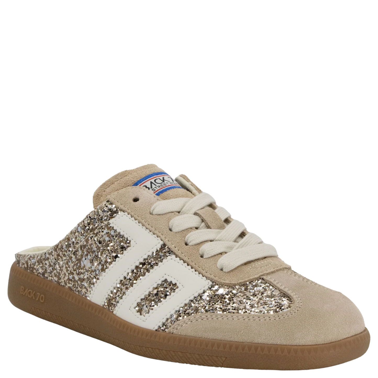 Easter Backless Sneaker - Glitter Gold