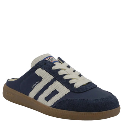 Easter Backless Sneaker - Navy