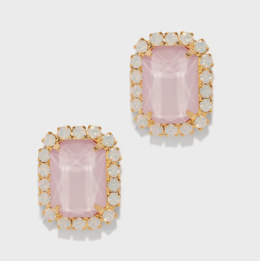 Neon Gem Stud-Pink