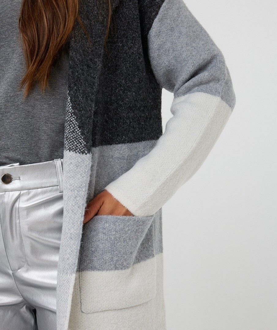 Bobi Block Cardigan