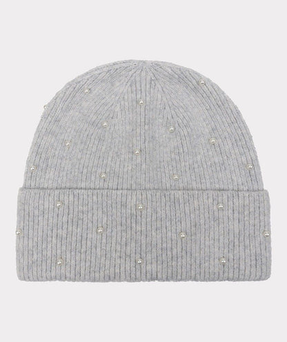 Grey Pearl Beanie