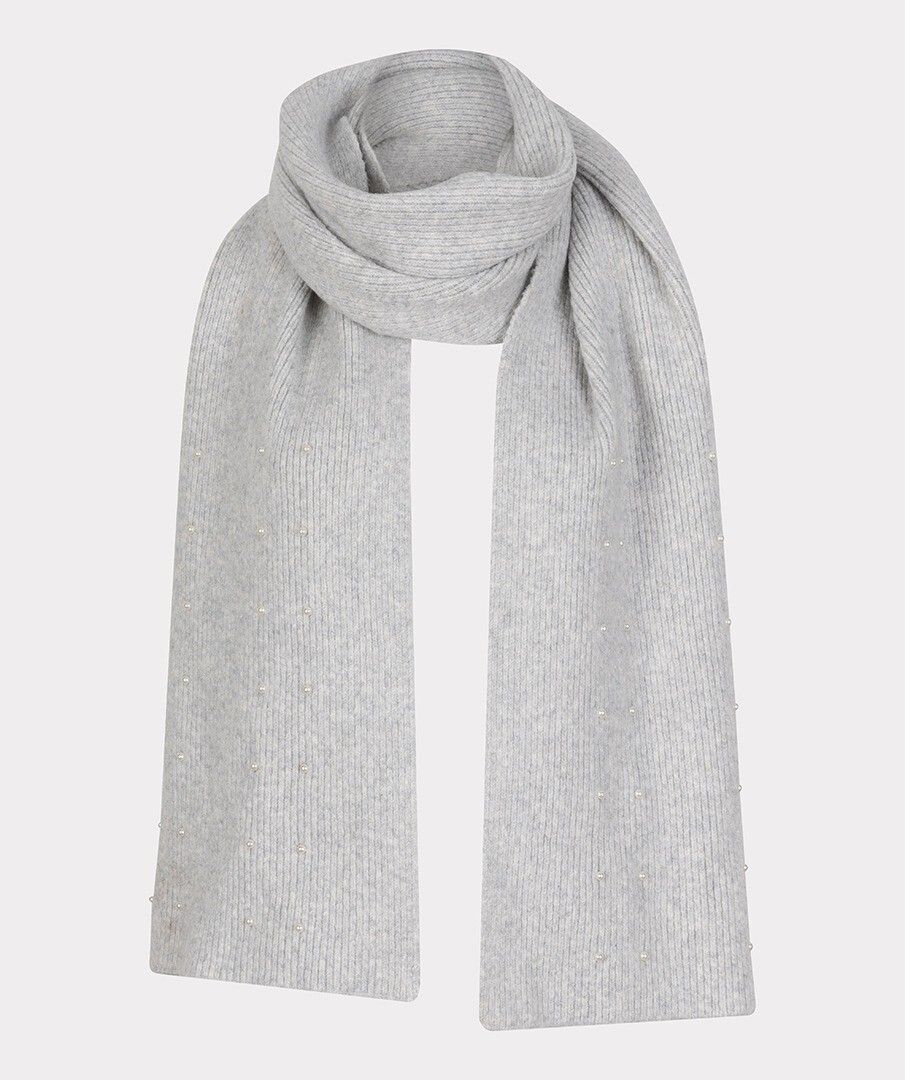 Grey Pearl Scarf