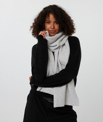 Grey Pearl Scarf