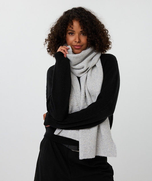 Grey Pearl Scarf