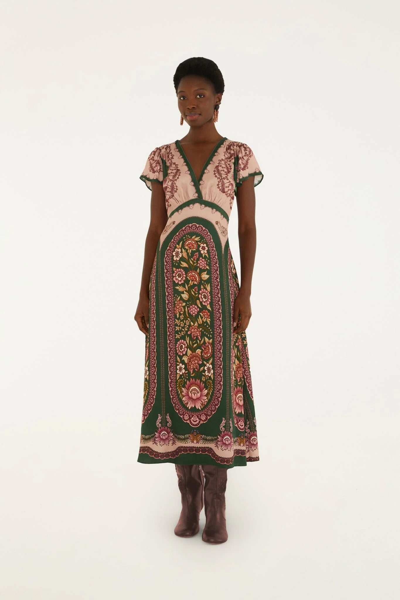 Daniela Short Sleeve Maxi Dress