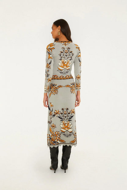 Stained Glass Beauty Knit Skirt