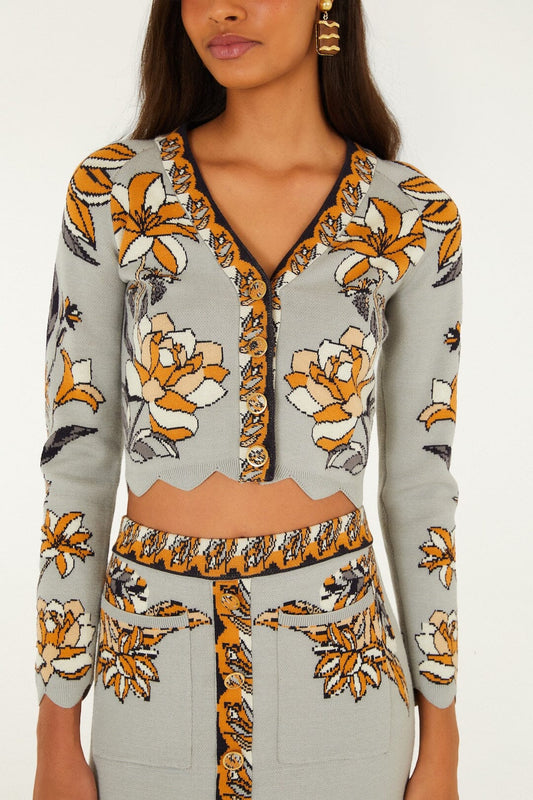 Stained Glass Beauty Knit Crop Top