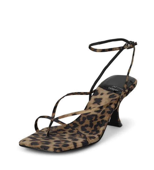 Fluxx Sandal in Cheetah Satin
