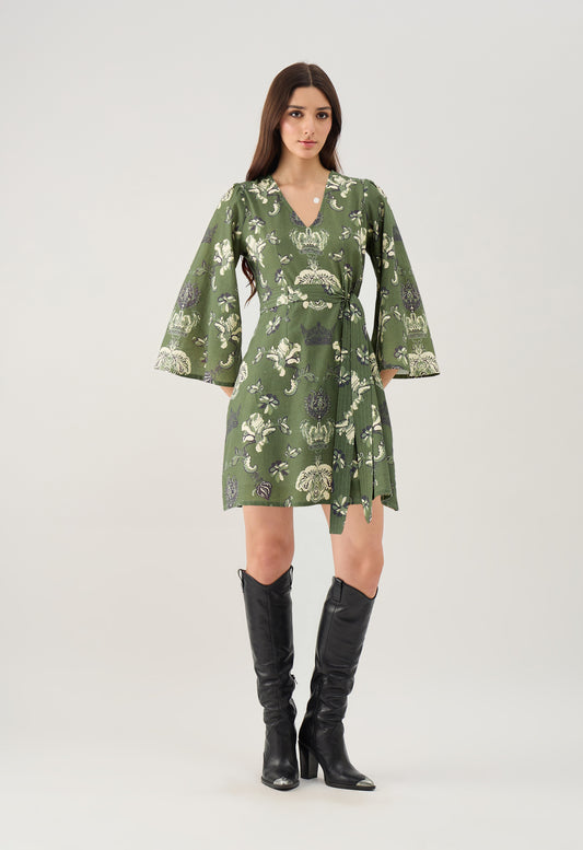 Kennedy Dress - Windsor Moss