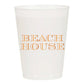 Gold Beach House Frosted Cups