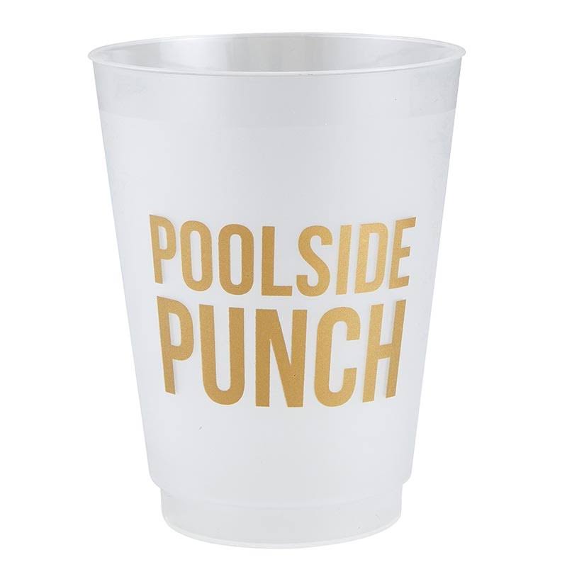 Pool Side Punch Frosted Cups