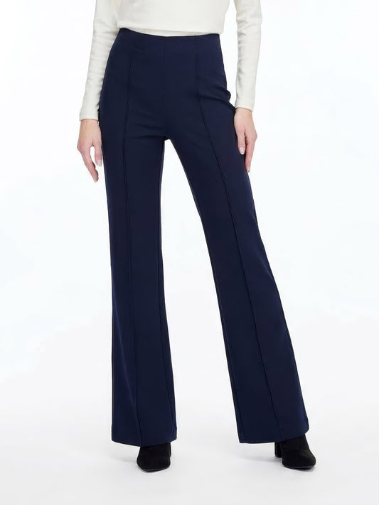Navy Ponte Knit Pant