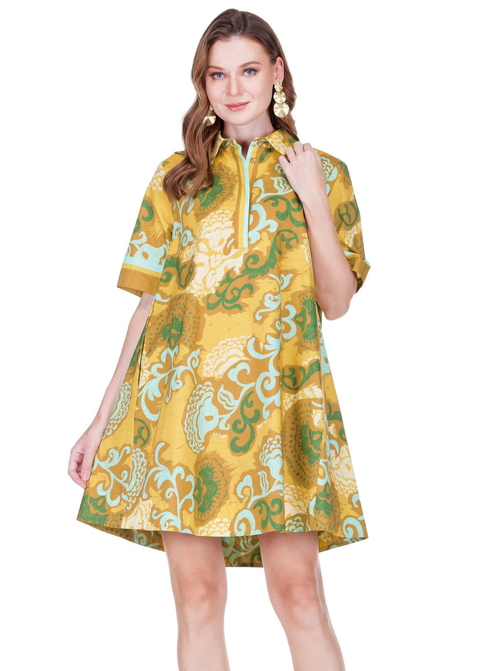 Golden Grove Shirt Dress