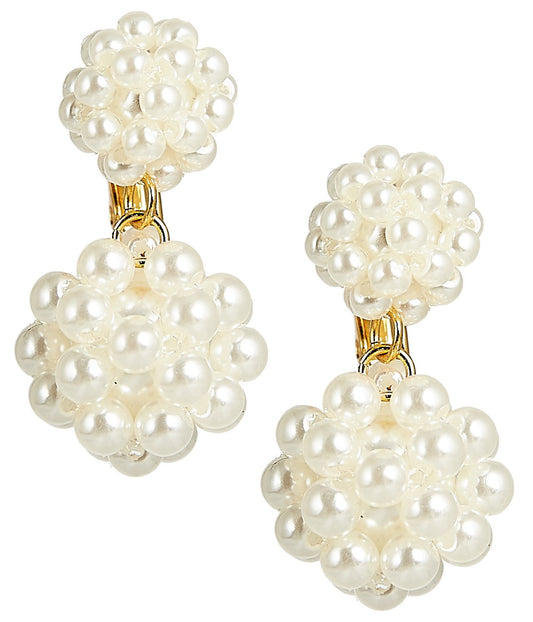 Kate Cluster Pearl Earrings