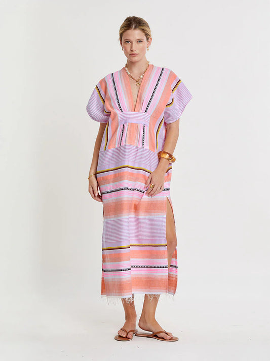 Gasira Caftan - Kiremiti Pink