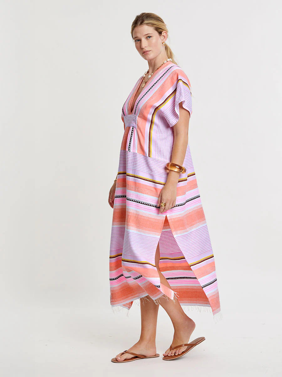 Gasira Caftan - Kiremiti Pink