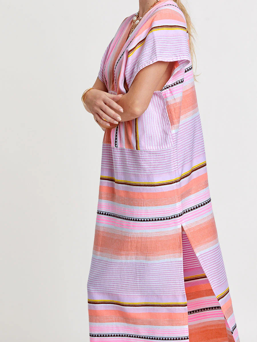 Gasira Caftan - Kiremiti Pink