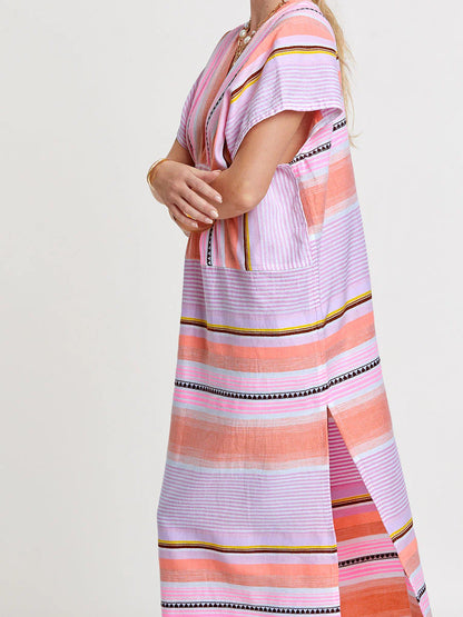 Gasira Caftan - Kiremiti Pink