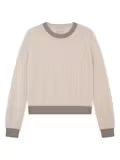Luxe Trim Crew-Limestone