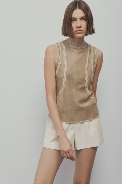 Solana Top - Chamois