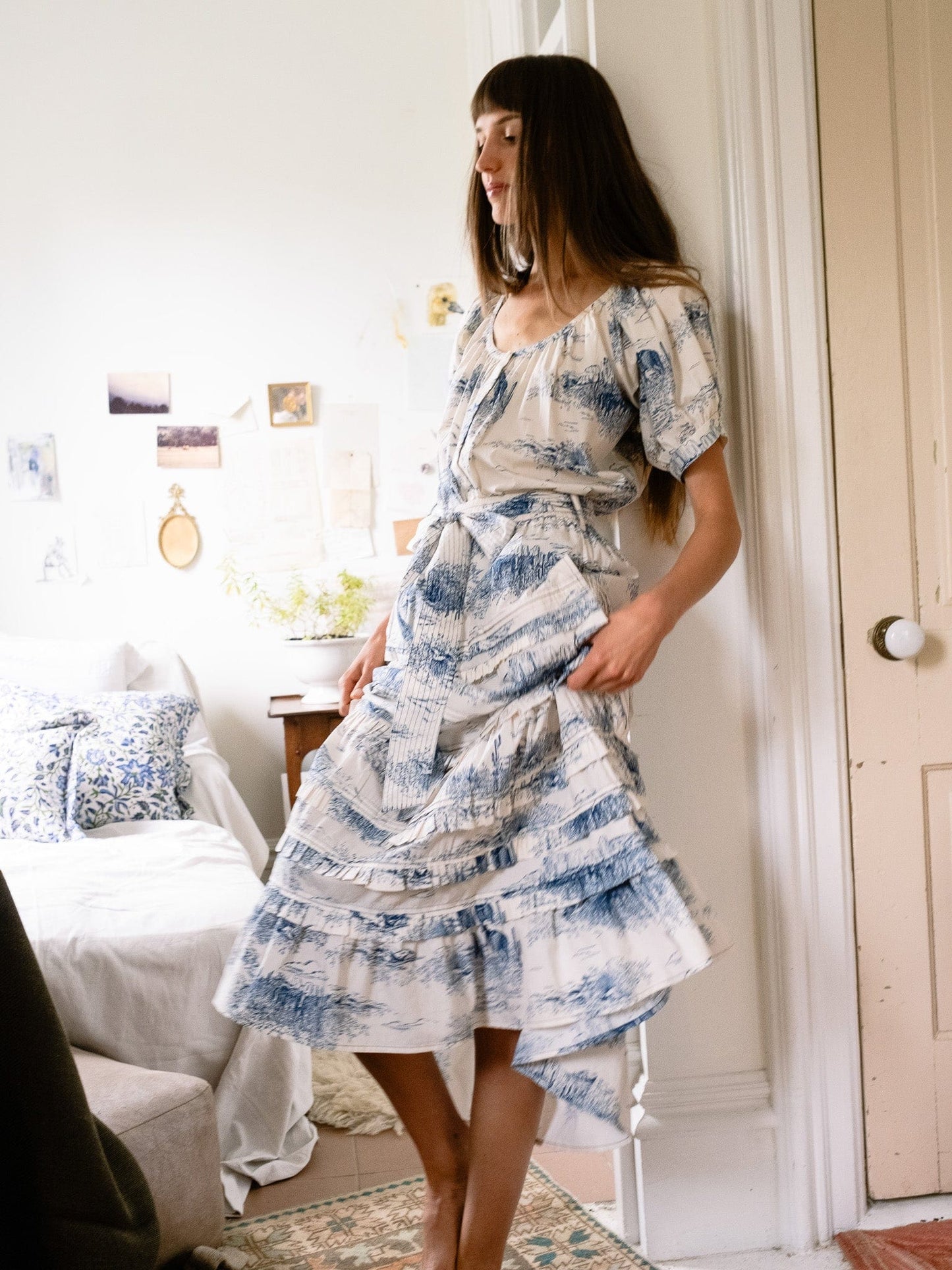 Kasia Skirt - Western Toile