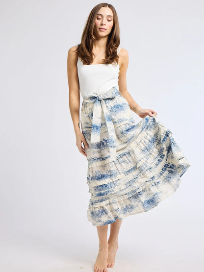 Kasia Skirt - Western Toile