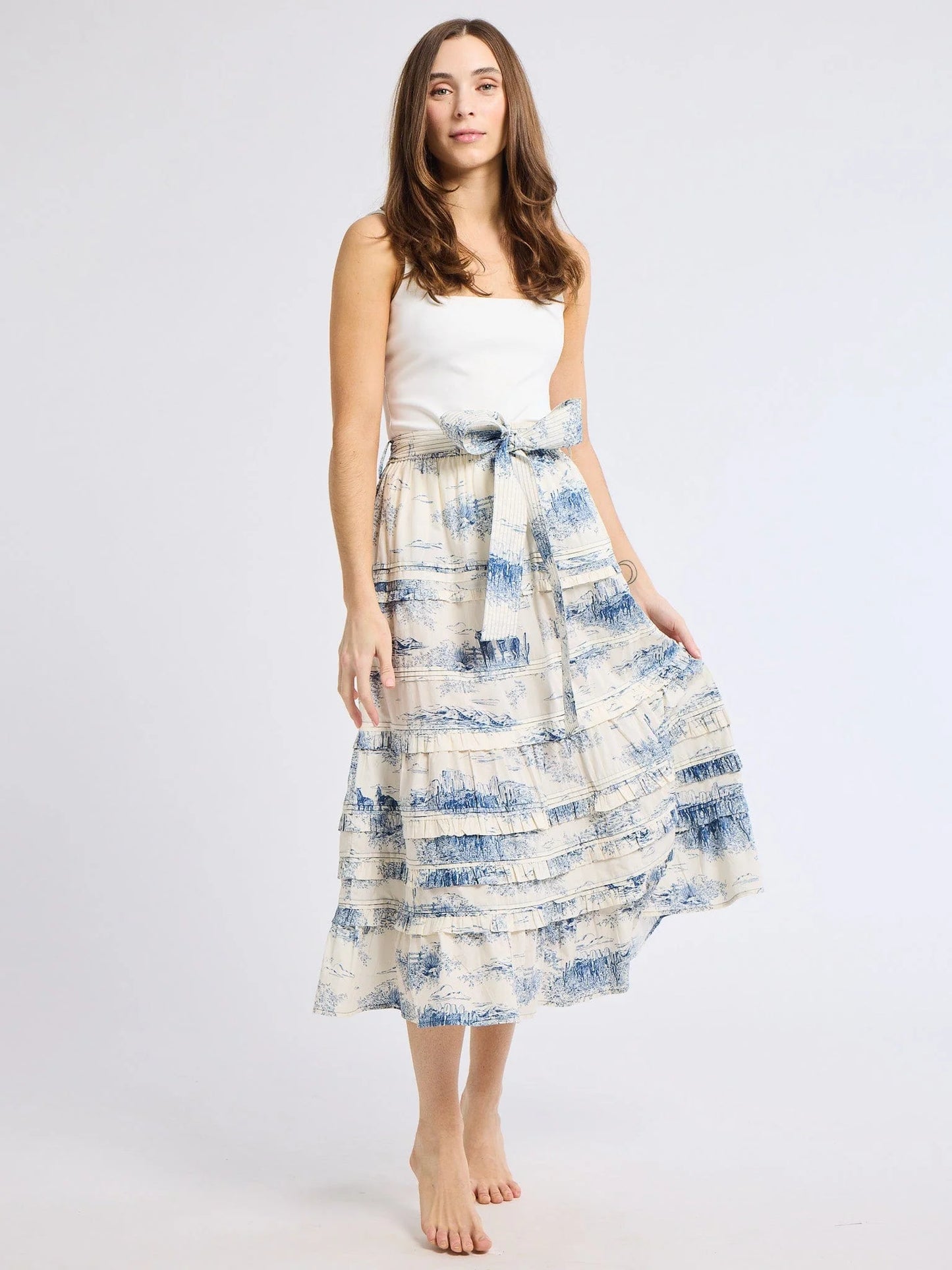 Kasia Skirt - Western Toile