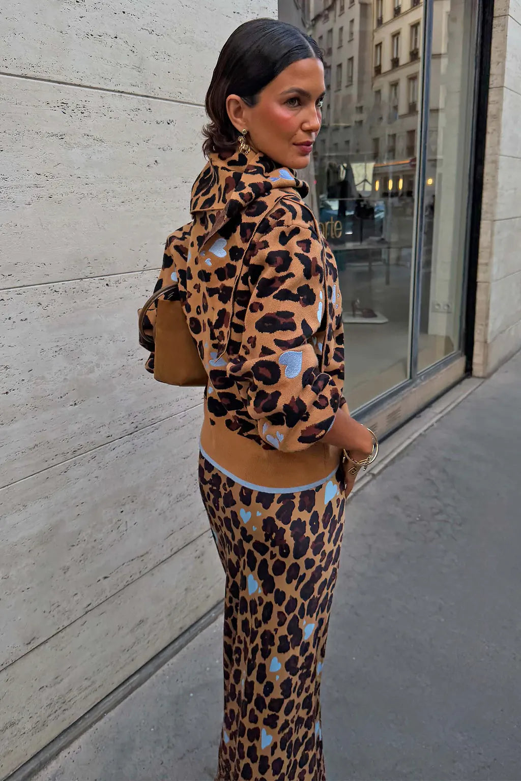 Heart Leopard Cardigan