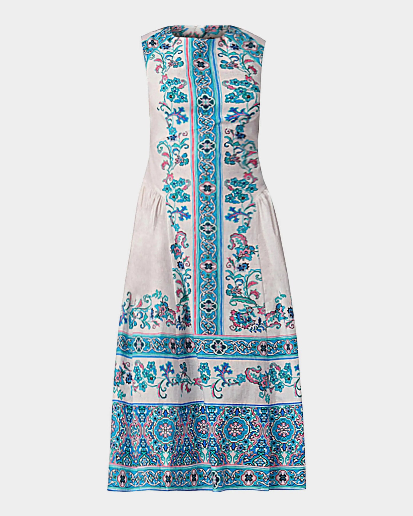 Adele Floral-Print Midi Dress