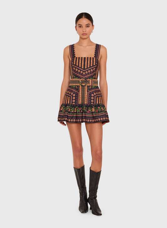 Lena Skort Romper - Joni Print