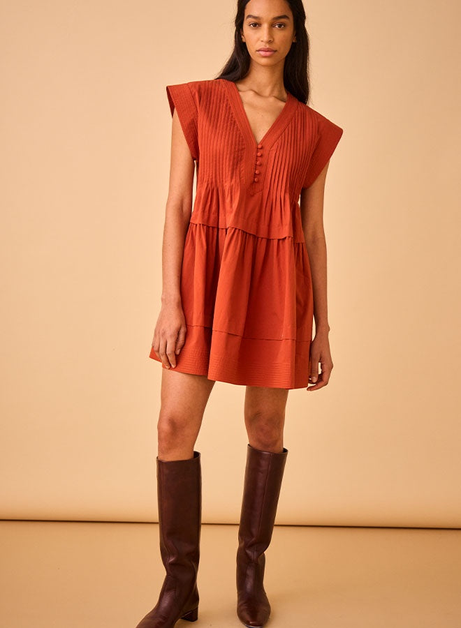 Parker Dress - Burnished Copper