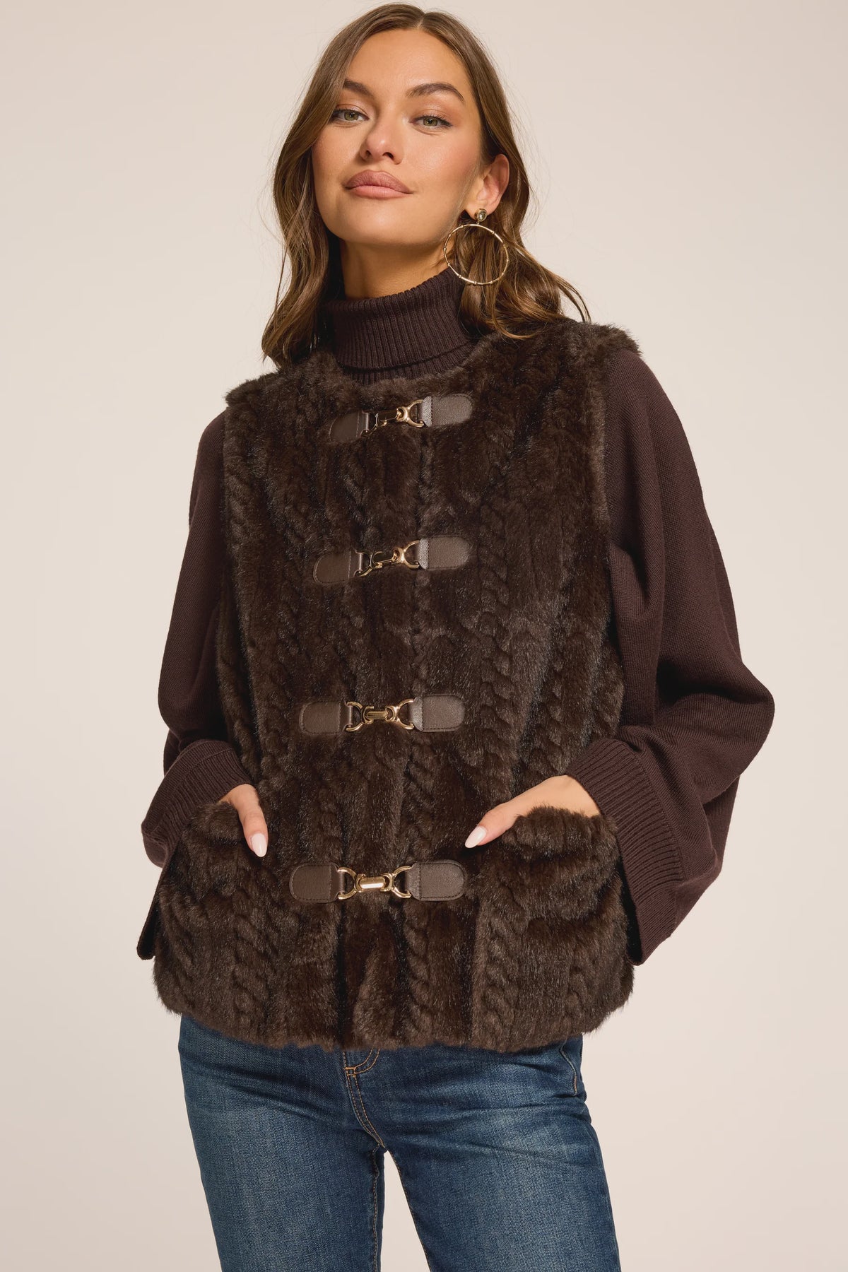 Minnie Faux Fur Vest